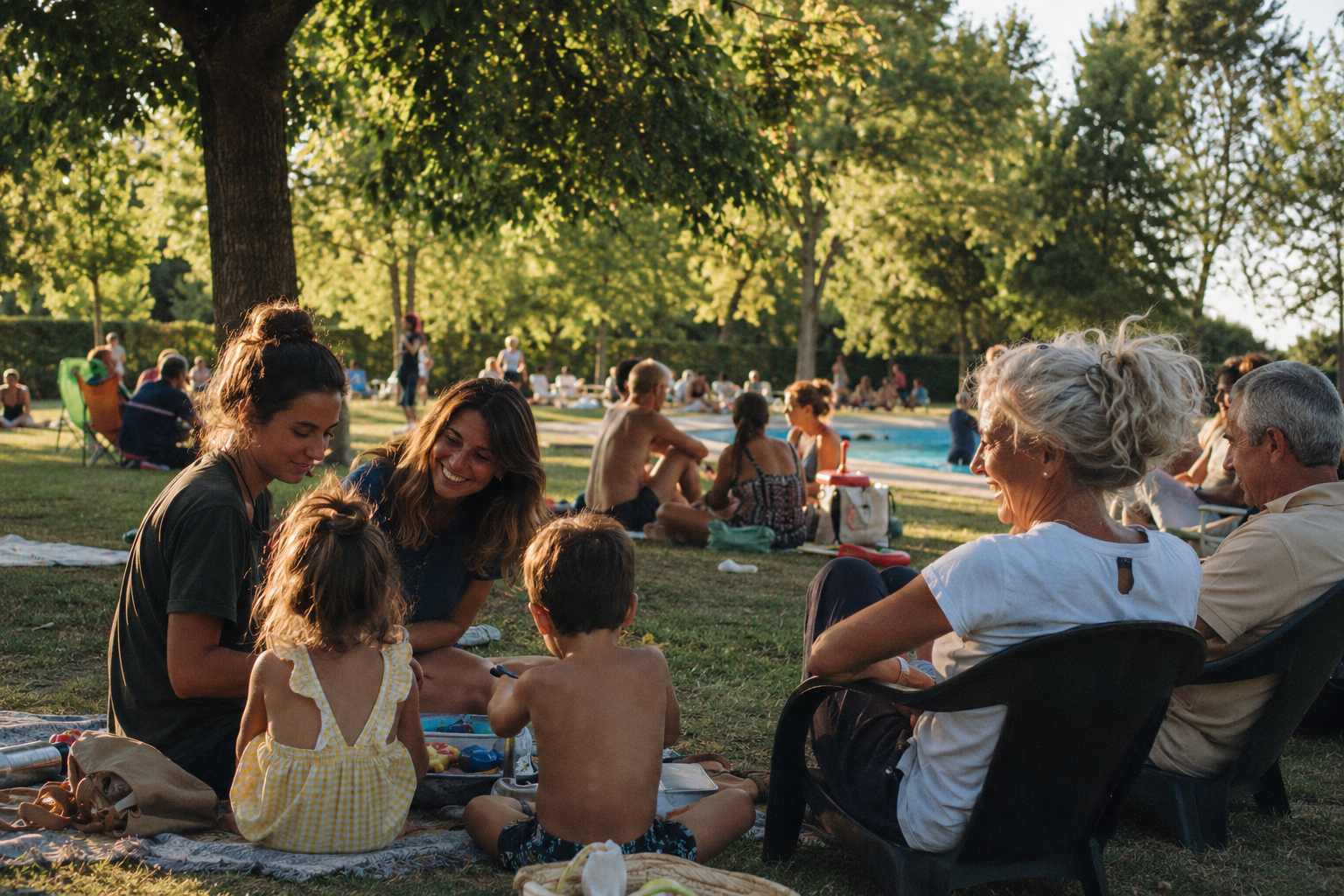 La community degli Amici del Verde al parco