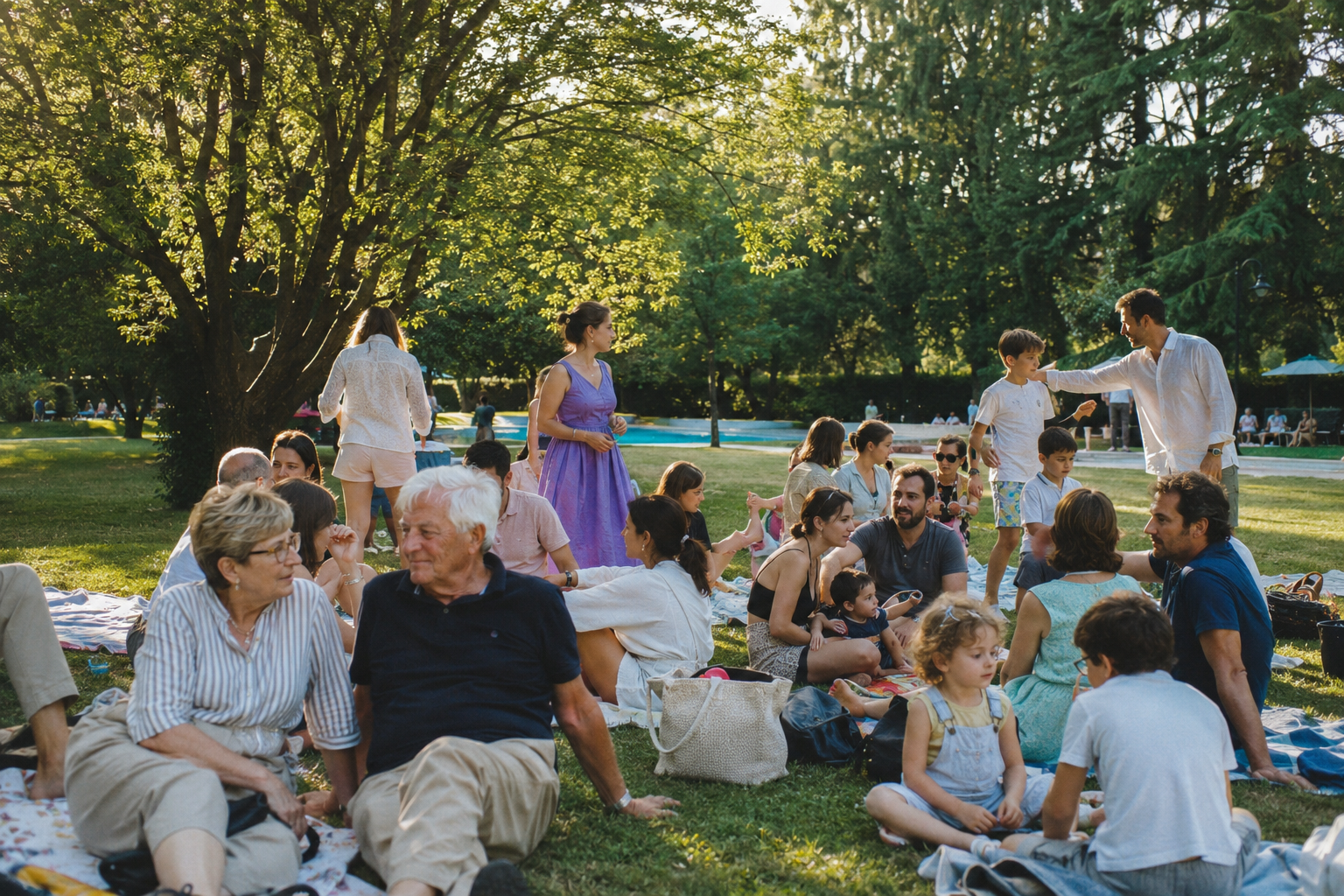 Famiglie e soci storici, ritrovo al parco