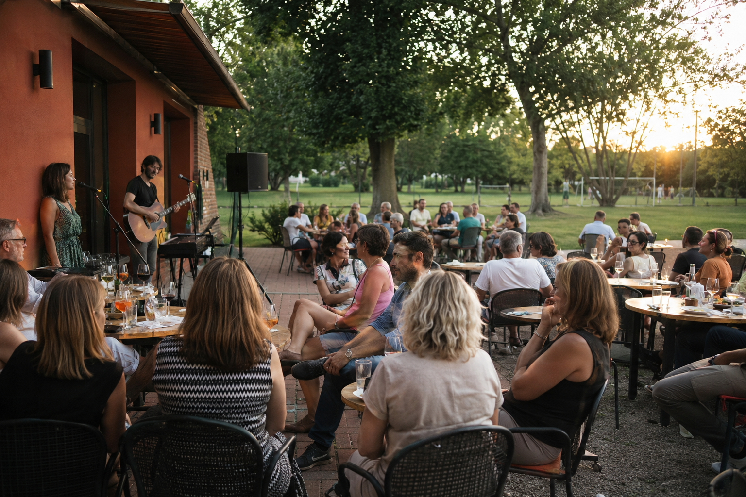 Serata musicale e aperitivo al tramonto