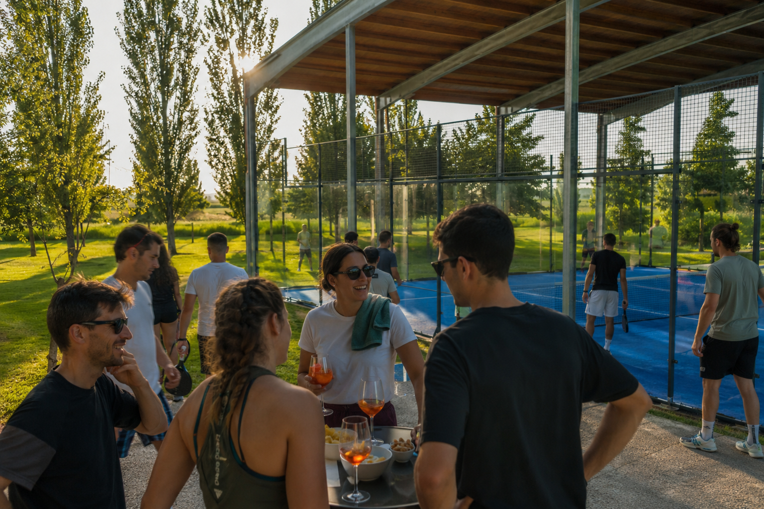 Torneo di padel e aperitivo sociale