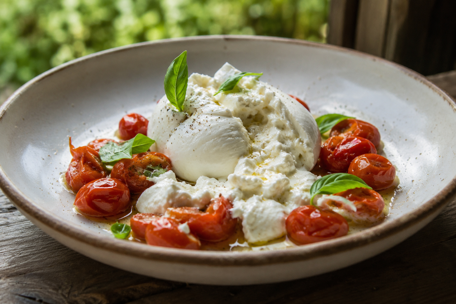 Burrata e stracciatella